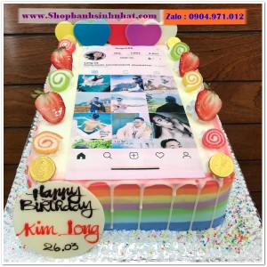 Bánh Sinh Nhật In Hình Ảnh - H181